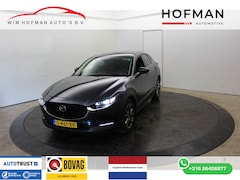 Mazda CX-30 - 2.0 e-SkyActiv-X M Hybrid Luxury 360º Cam Leer EL aKlep + Stoelen Navi Dhoek Detectie