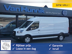 Ford Transit - 350L 130PK AUT L3H2 BPM VRIJ Sync4 Navi, 360 Camera, LM Velg, Trekhaak NR. A126