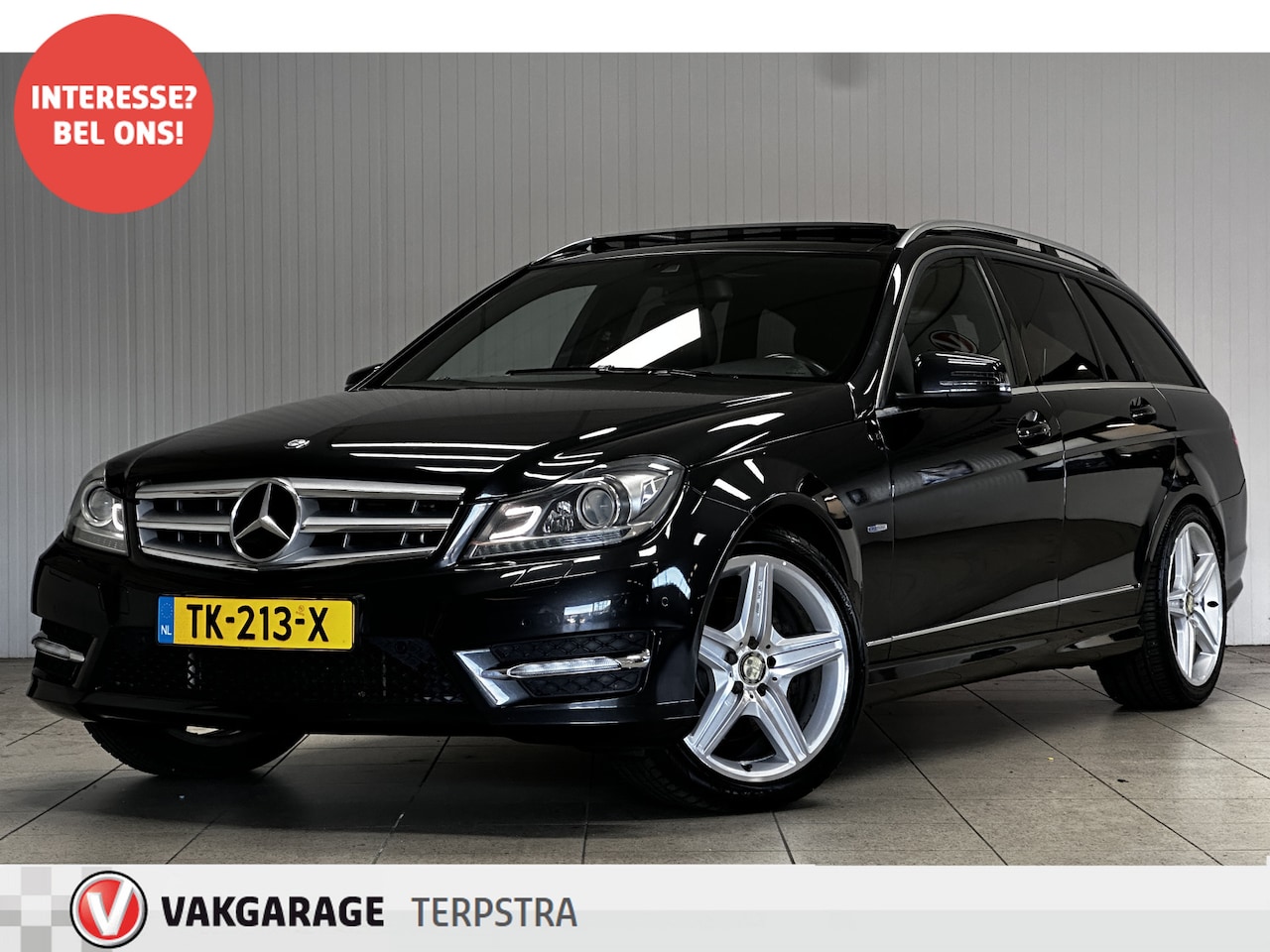 Mercedes-Benz C-klasse Estate - 350 Elegance/ 306PK!/ 6-Cilinder/ Automaat/ Harman-Kardon/ Schuif-Kantel Dak/ Bi-Xenon/ Zw - AutoWereld.nl