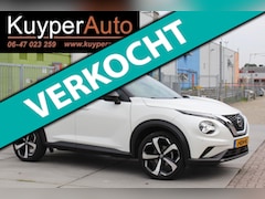 Nissan Juke - 1.0 DIG-T Tekna 1E EIG RONDOM CAMERA BOSE KEYLESS HALF LEDER NAVI VOL OPTIES