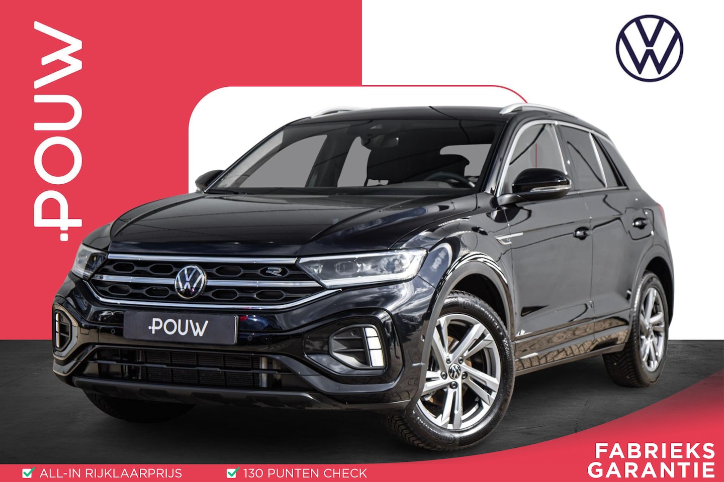 Volkswagen T-Roc - 1.5 TSI 150pk DSG R-Line | Adaptive Cruise | Trekhaak Afneembaar | Voorstoelen Verwarmd - AutoWereld.nl