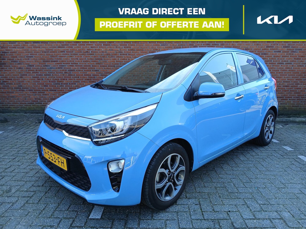 Kia Picanto - 1.0 MPi 67pk 4-zits DynamicPlusLine | Navigatie | 15 inch Lichtmetalen velgen | Achteruitr - AutoWereld.nl
