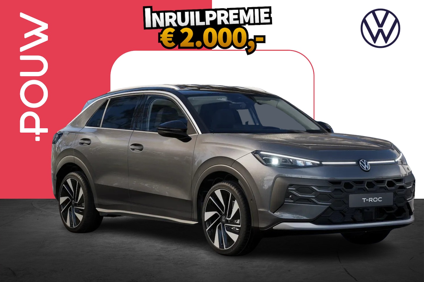 Volkswagen T-Roc - 1.5 eTsi 150pk Style First Edition | 19" Velgen | Trekhaak Wegklapbaar - AutoWereld.nl