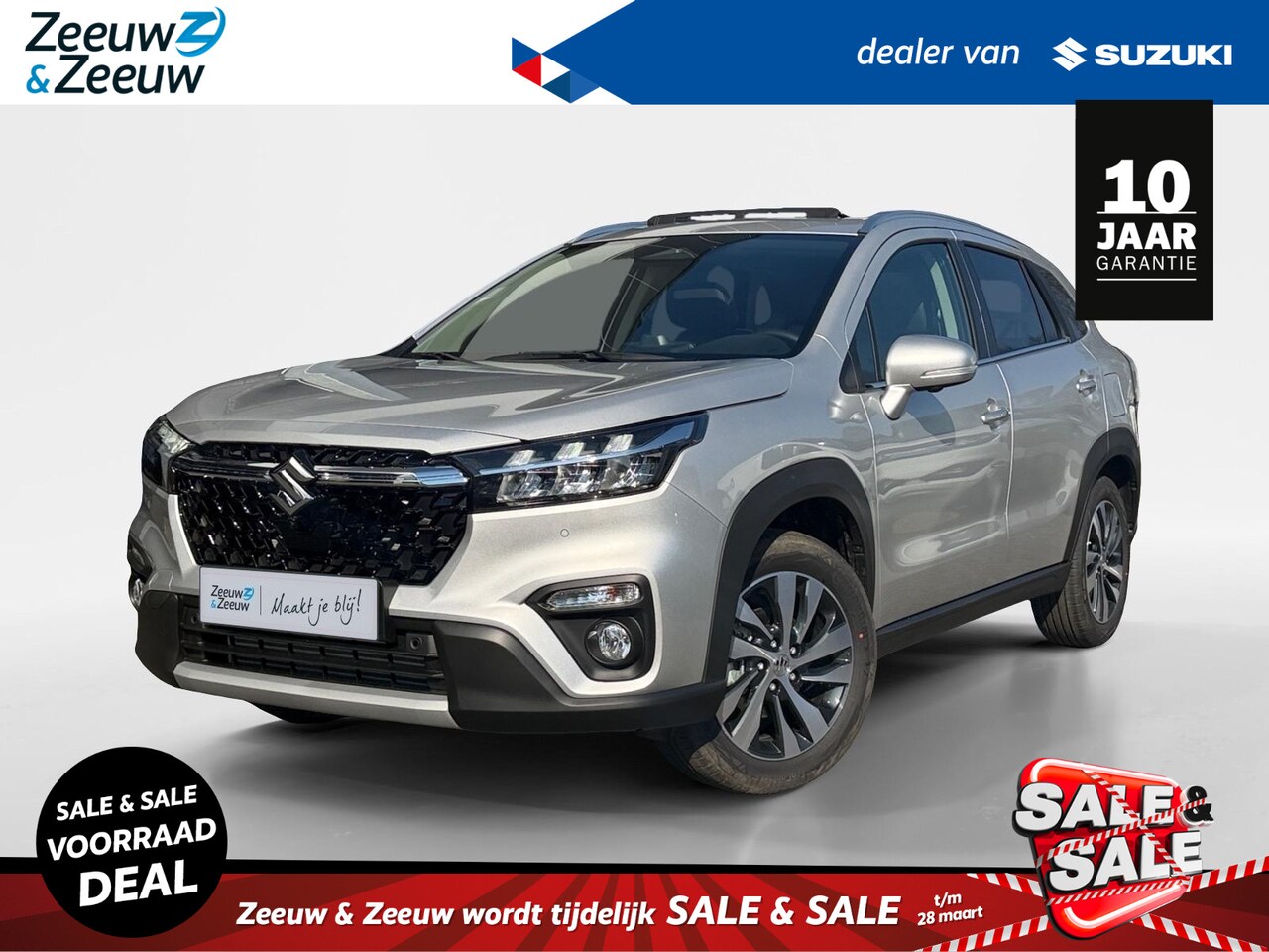 Suzuki S-Cross - 1.4 Boosterjet Style Smart Hybrid | NIEUW! | 360 CAMERA | SCHUIF/KANTELDAK! | DIRECT RIJDE - AutoWereld.nl