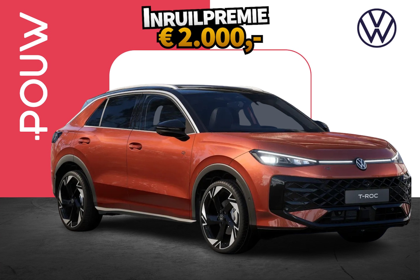 Volkswagen T-Roc - 1.5 eTsi 150pk R-Line First Edition | Panoramadak | 20" Velgen - AutoWereld.nl