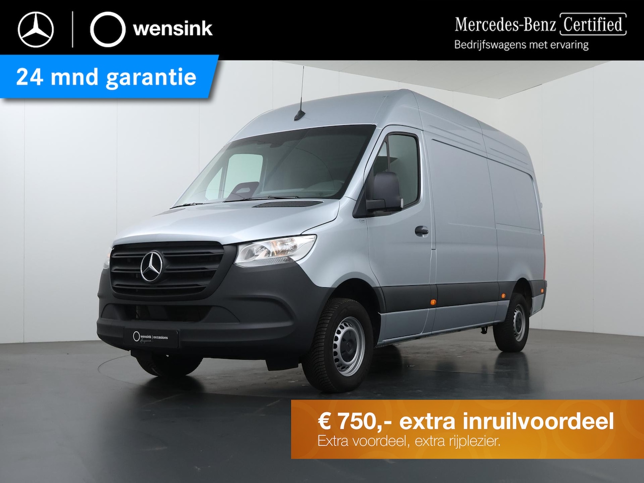 Mercedes-Benz Sprinter - 315 CDI | L2 H2 | Pro | 3 zits | Achteruitrijcamera | Betimmering | Laadvloer | Apple Carp - AutoWereld.nl