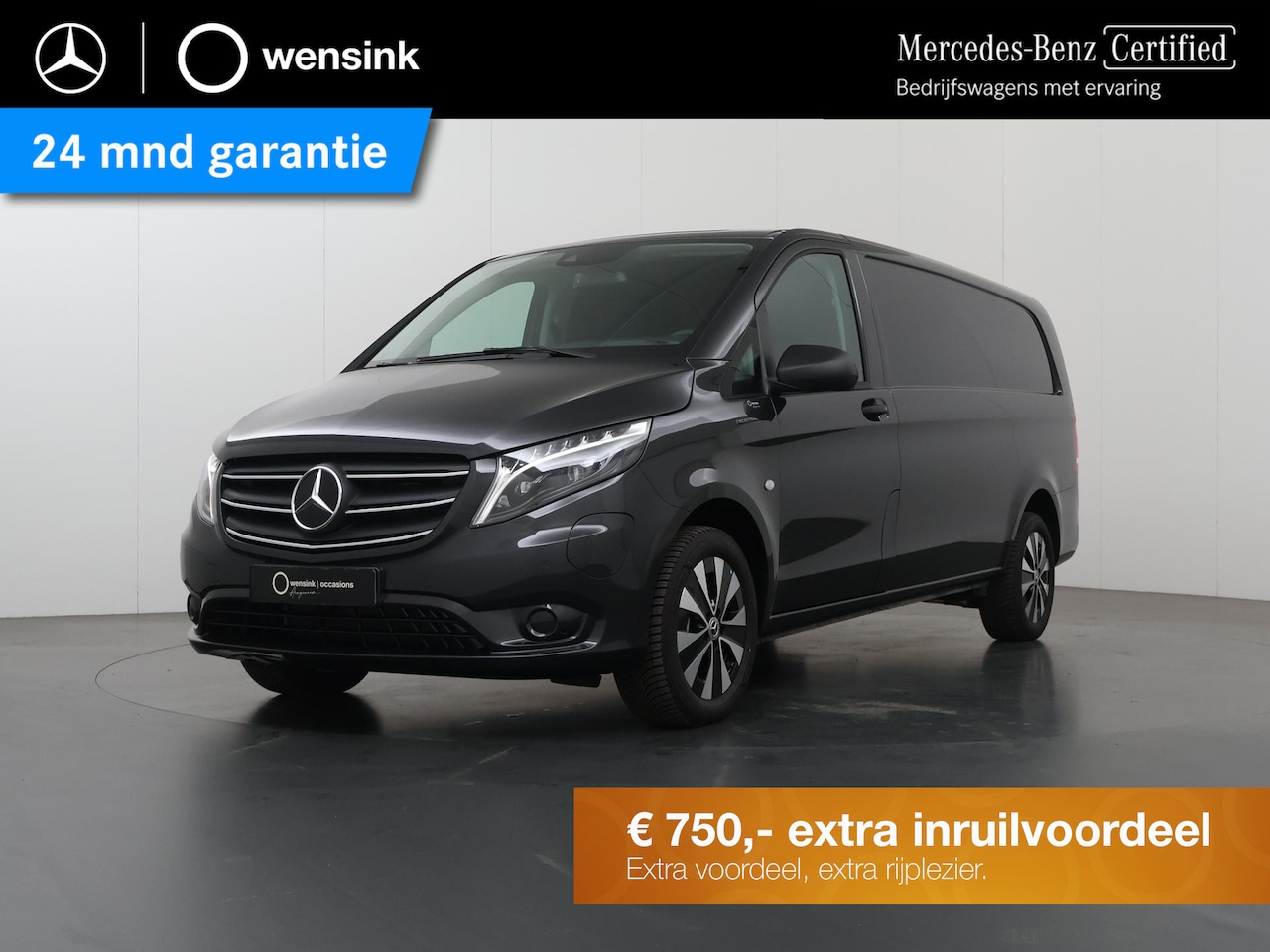 Mercedes-Benz eVito - Bestelwagen | 66 kWh | L3 | 262 KM WLTP | NAVIGATIE | LED | PARKEERCAMERA | 2-ZITS | LM VE - AutoWereld.nl