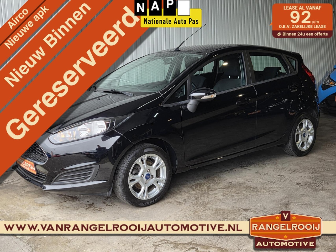 Ford Fiesta - 1.25 1.25 5-deurs, airco, stoel- / voorruitverw., 15" lmv - AutoWereld.nl
