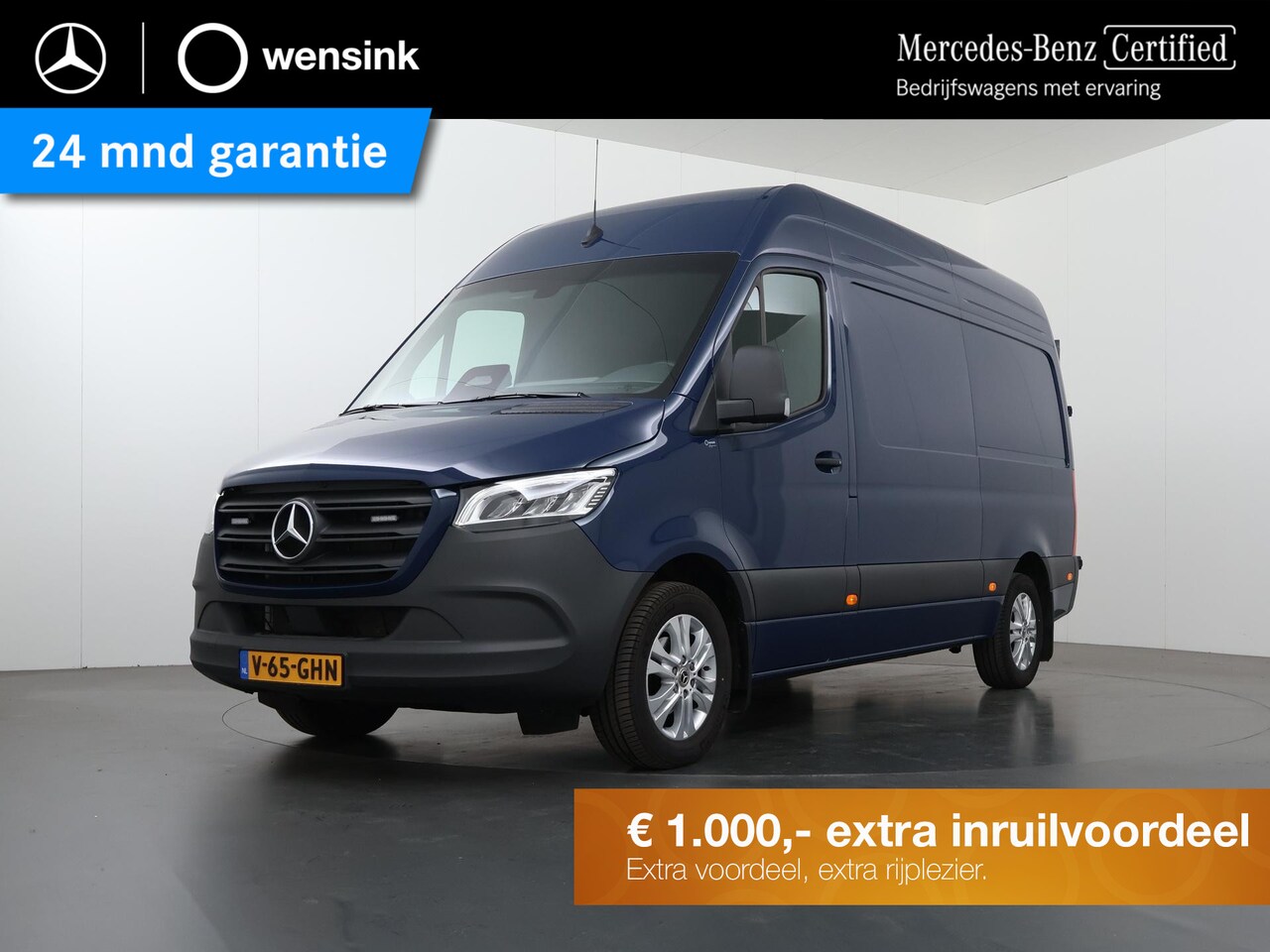 Mercedes-Benz Sprinter - 319 CDI Aut. | L2 H2 | Select | Laadklep | LED | 3-zits | Comfort-stoel | LM Velgen | Park - AutoWereld.nl