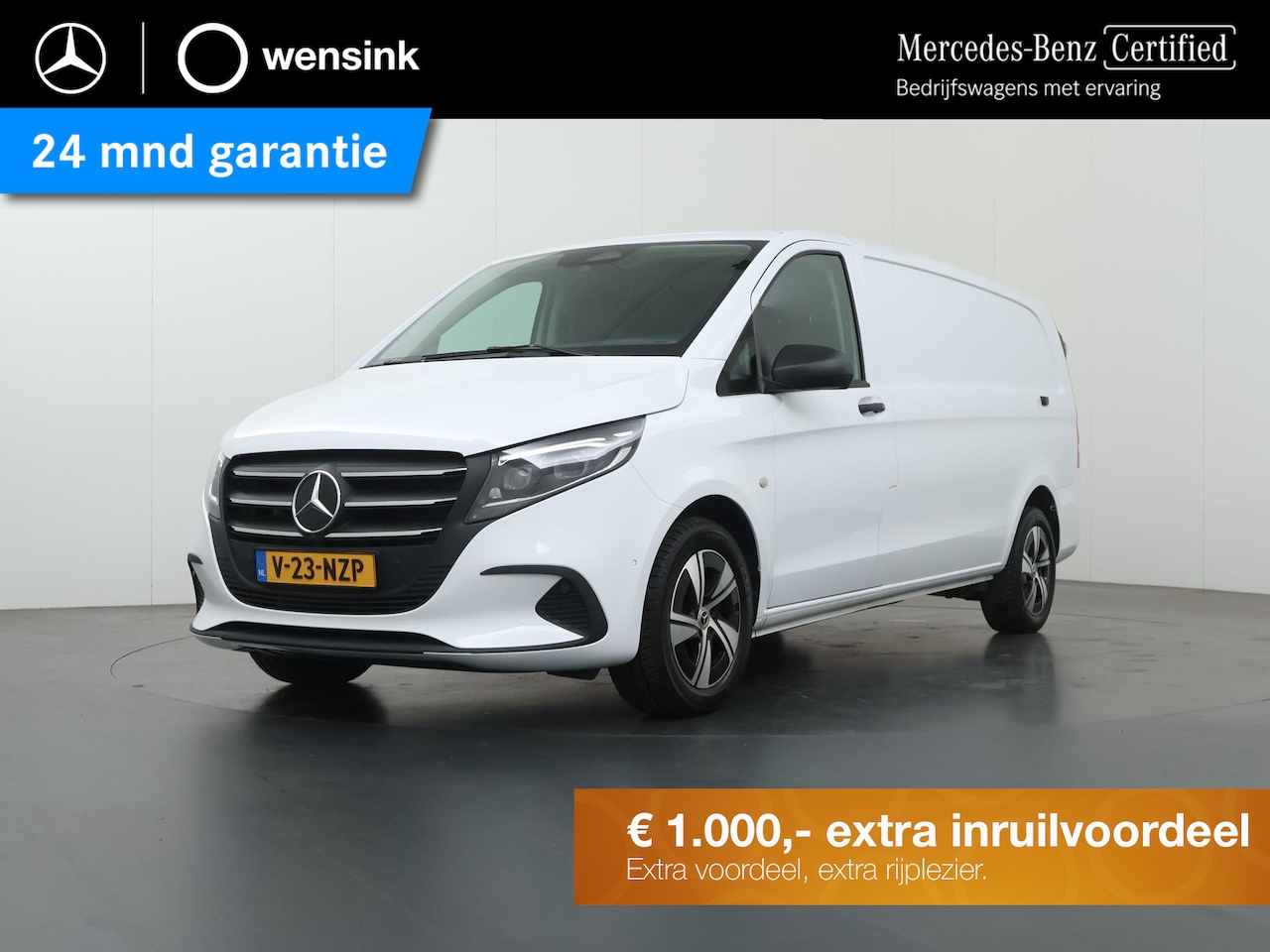 Mercedes-Benz Vito - 116 CDI | Aut. | XL L3 | Select | 3 zits | Stoelverwarming | LED koplampen | Vloer en Wand - AutoWereld.nl