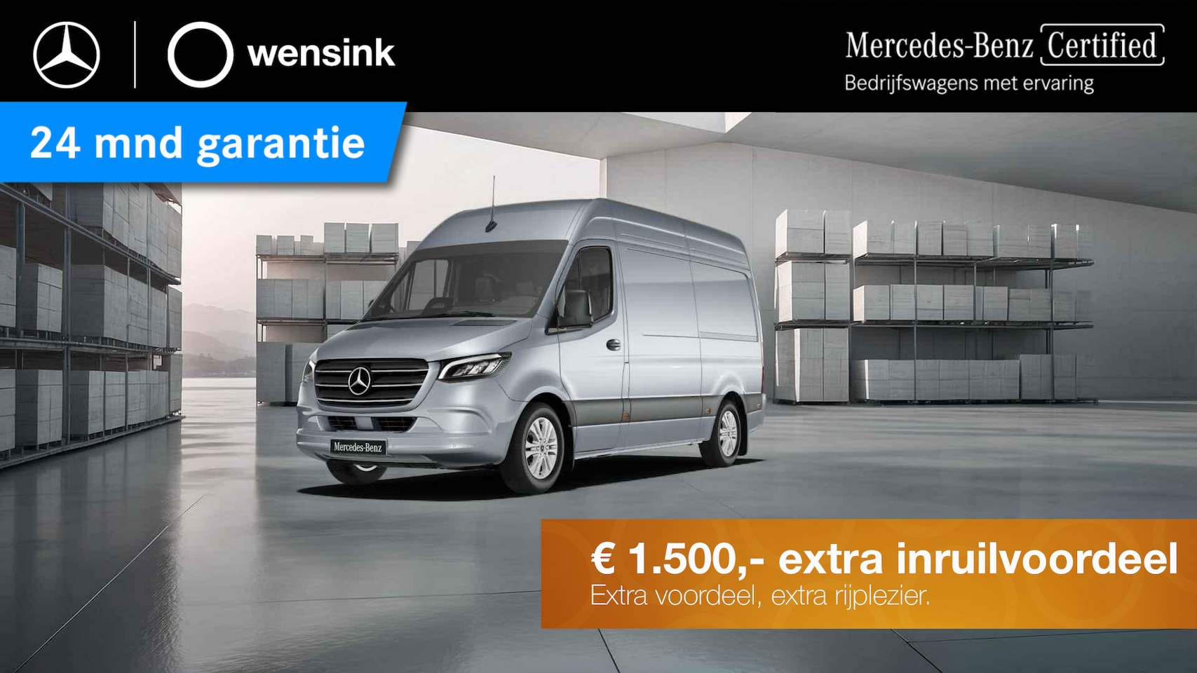 Mercedes-Benz Sprinter - 319 CDI L2 H2 Select | 3 zits | LED Koplampen | Lichtmetalen Velgen | W1V3MBFZ7SP786658 | - AutoWereld.nl