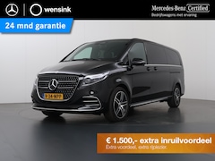 Mercedes-Benz V-klasse - 300d | XL L3 | AMG | 4-MATIC | Dubbele Cabine | 360 CAMERA | DISTRONIC PLUS | LEDER ZWART