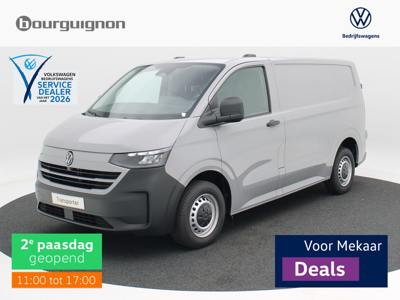 Volkswagen e-Transporter - Bedrijfswagens Bestelwagen L1 136 pk | Trekhaak | bijrijdersbank | Achterdeuren | 5 jaar g - AutoWereld.nl