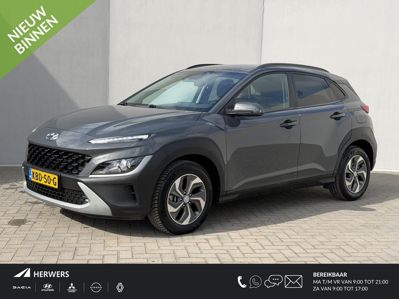Hyundai Kona - 1.6 GDI HEV Comfort Automaat / Dealer Onderhouden / Camera / Navigatie Apple Carplay&Andro - AutoWereld.nl