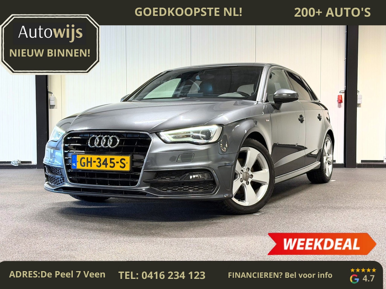 Audi A3 Sportback - 1.4 TFSI CoD Ambition Pro Line S|S-LINE|150PK|XENON|NL AUTO|CLIMA - AutoWereld.nl