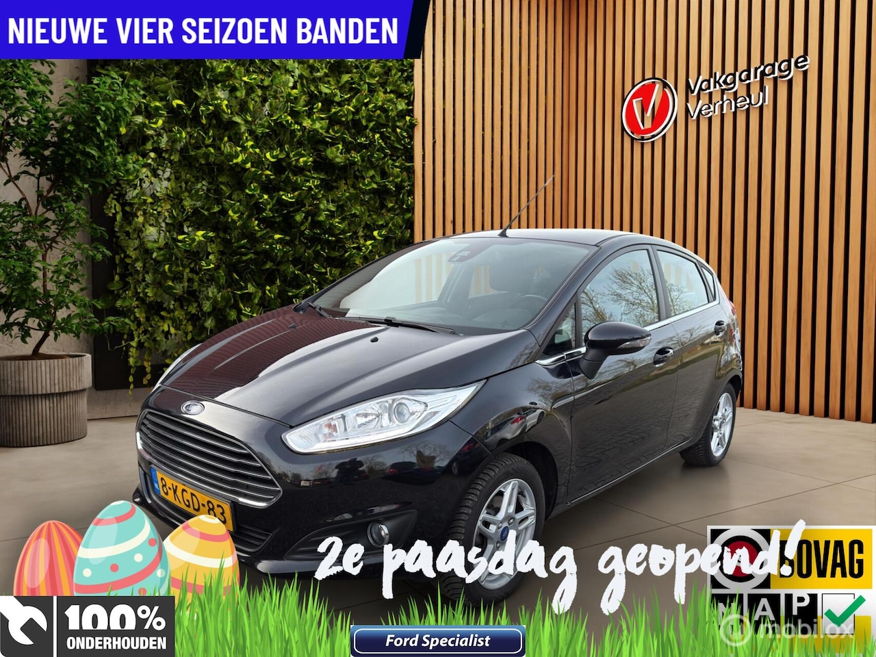 Ford Fiesta - 1.0 EcoBoost Titanium|101PK|5Drs|Boekjes|Nap - AutoWereld.nl