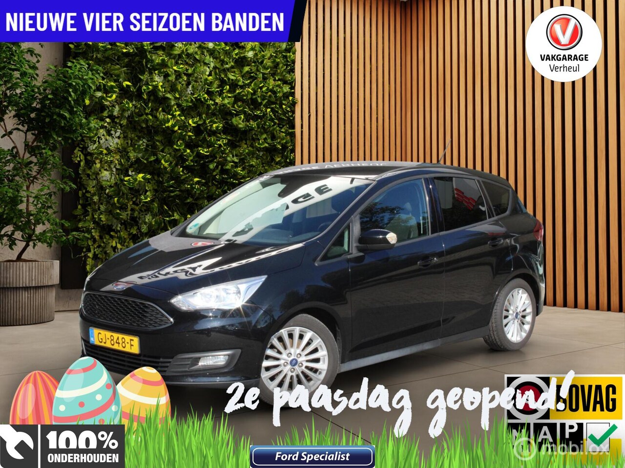 Ford C-Max - 1.0 Trend|125Pk|Trekhaak|Navi|Dealerauto|Nap - AutoWereld.nl