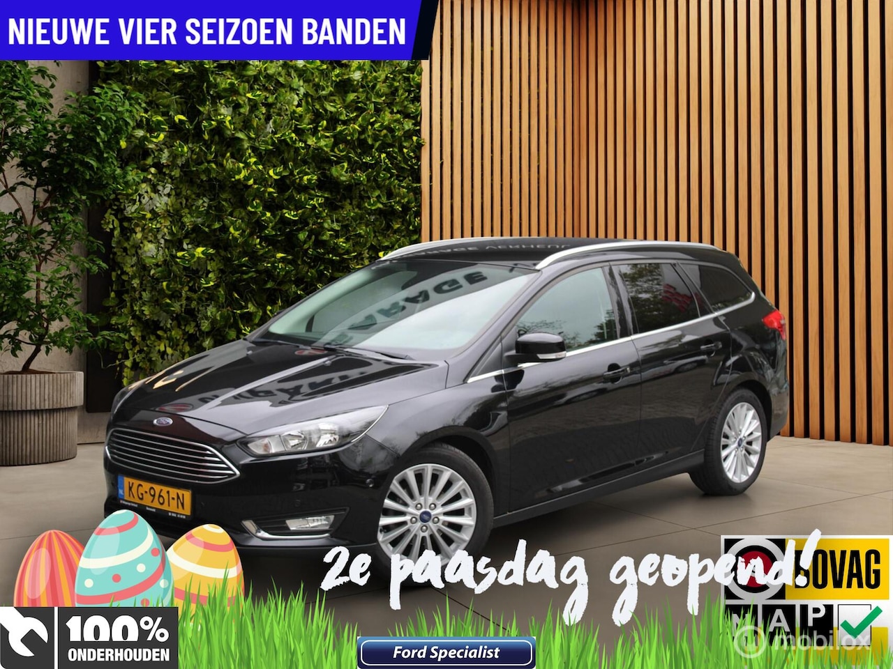 Ford Focus Wagon - 1.0 Titanium|125Pk|Navi|Boekjes|Nap - AutoWereld.nl