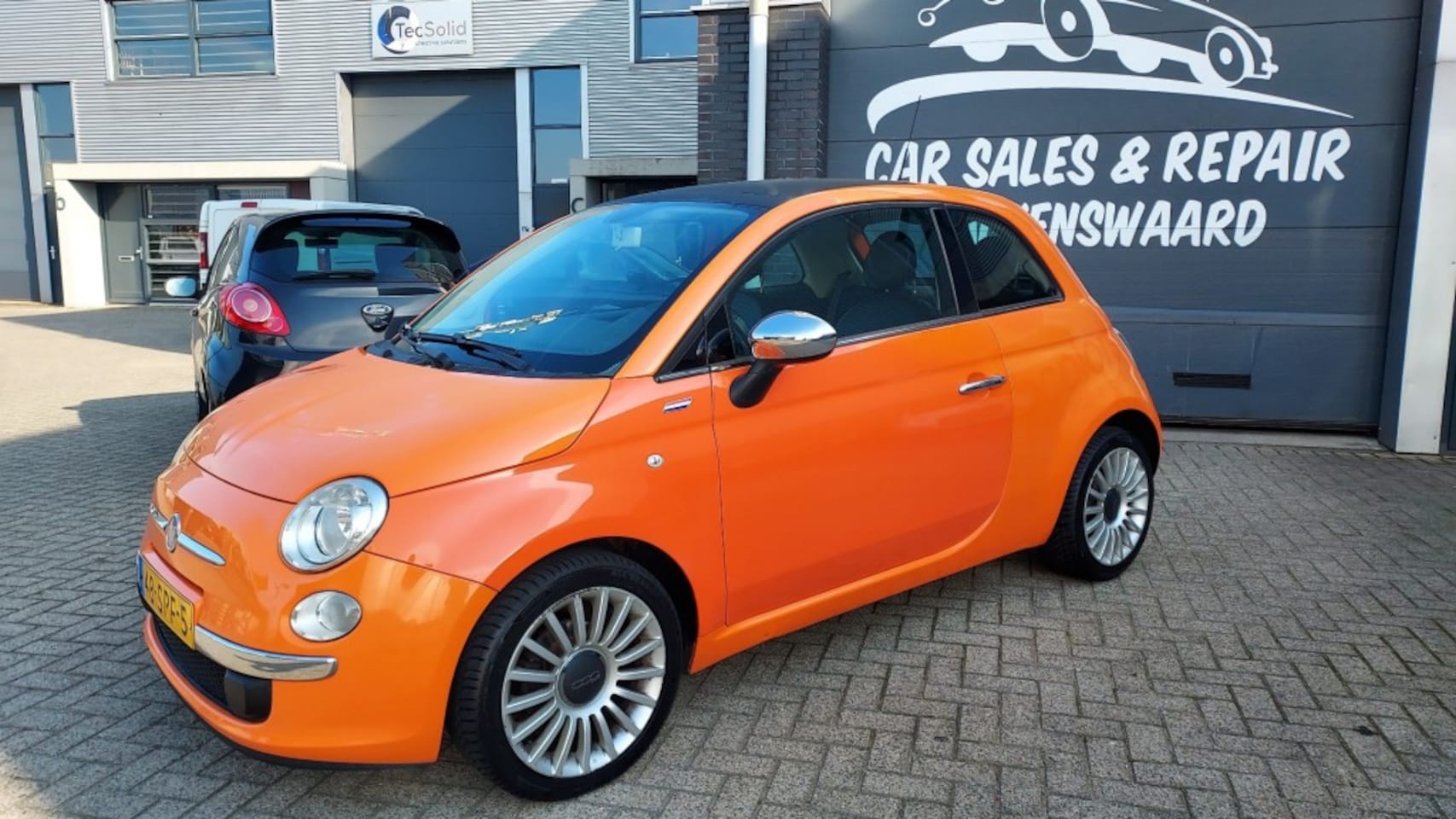 Fiat 500 - 1.2i met groot schuifdak / Airco / Leder / Nieuwe APK - AutoWereld.nl