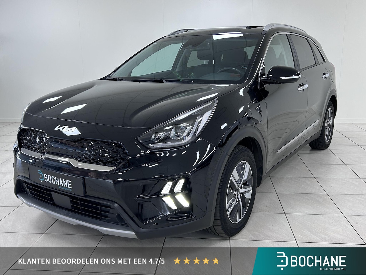 Kia Niro - 1.6 GDi PHEV BusinessLine ELEKTRISCH SCHUIFDAK | AFNEEMBARE TREKHAAK | LEDEREN BEKLEDING | - AutoWereld.nl