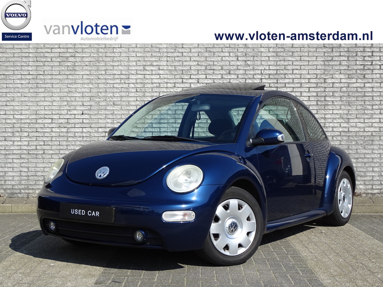 Volkswagen New Beetle - 2.0 Highline Airco | Cruise | Open dak | VLOTEN BUDGET | - AutoWereld.nl