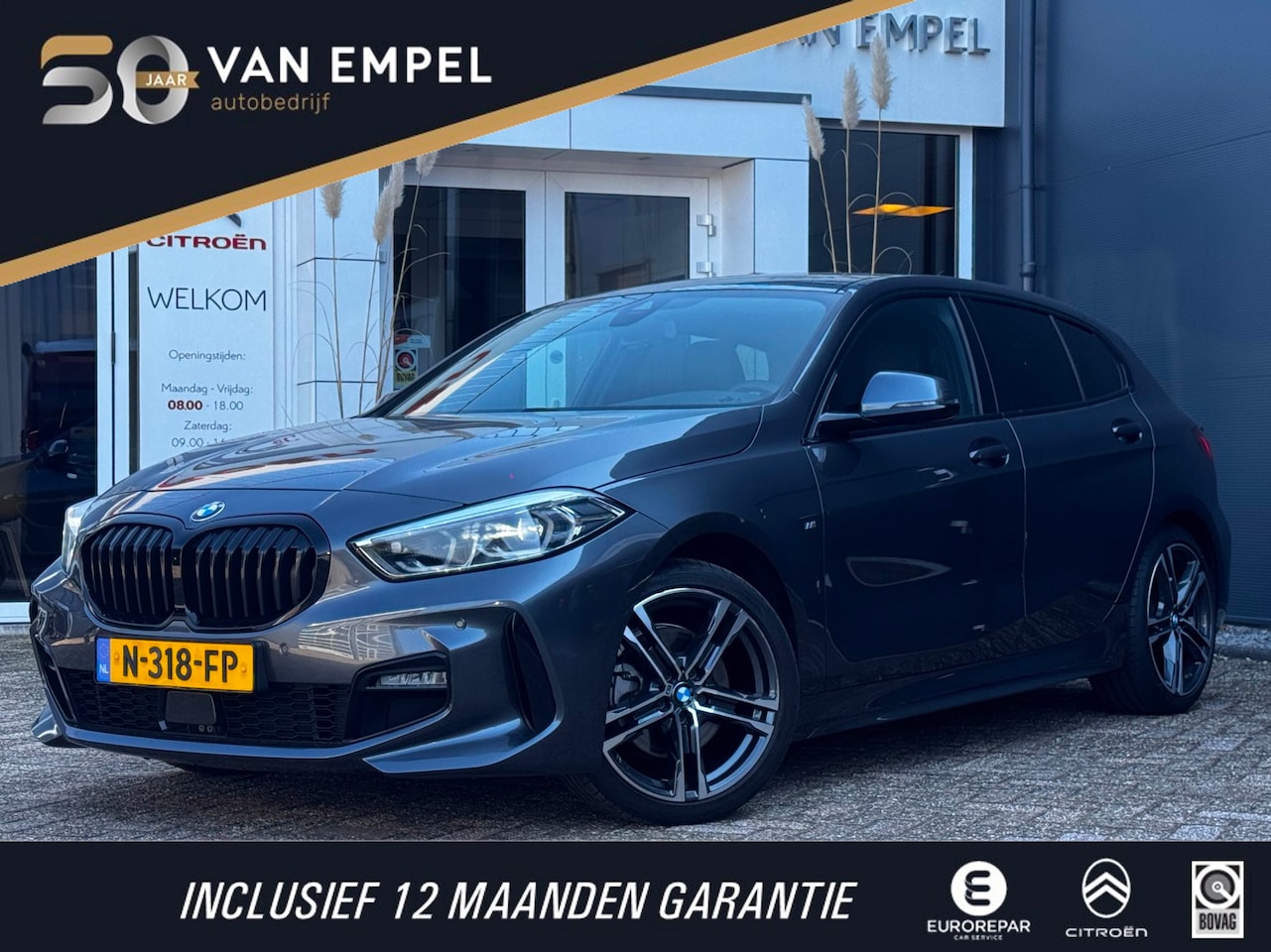 BMW 1-serie - 118i M-Sport | M Interieur + Exterieur | NL-Auto | Leder + Stoelverwarming | Camera | LED - AutoWereld.nl