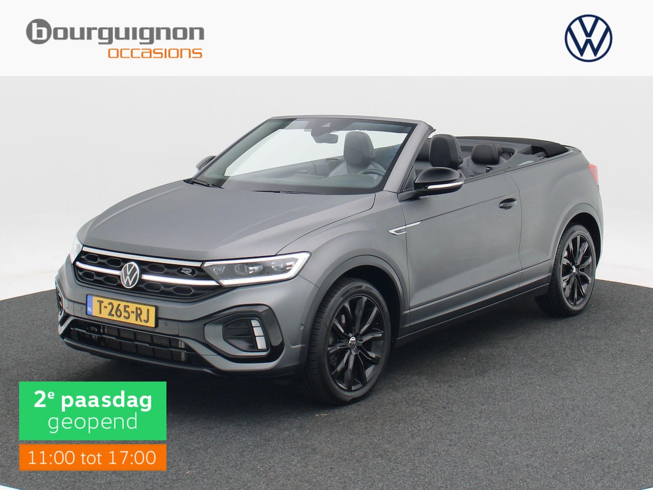 Volkswagen T-Roc Cabrio - 1.5 TSi 150 Pk Automaat R-Line Edition Grey | Camera | Stoel/Stuur Verwarming | Full LED | - AutoWereld.nl
