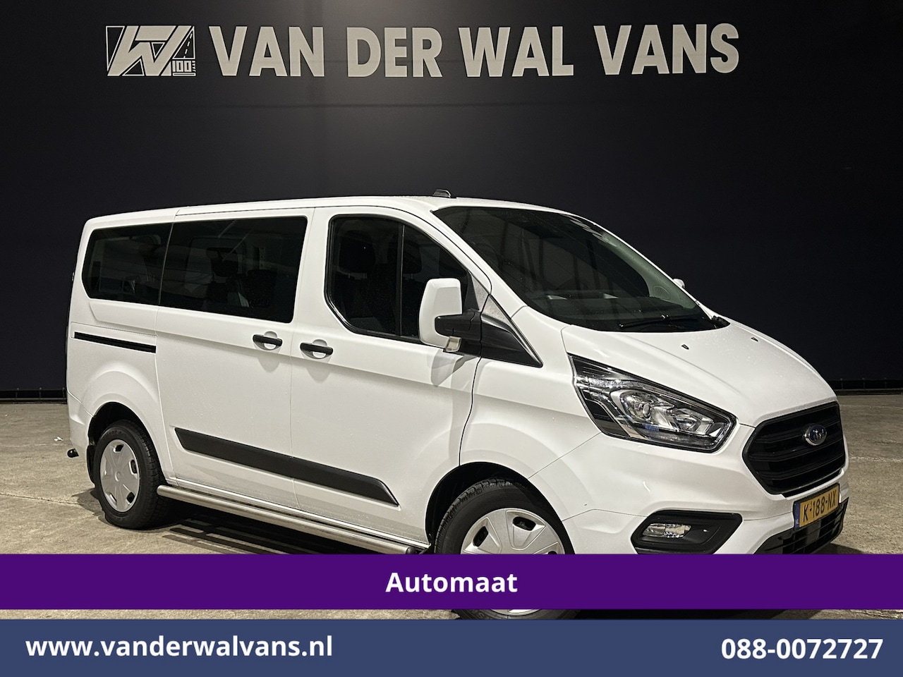 Ford Transit Custom - 1.0 EcoBoost Hybride Automaat L1H1 9 Persoons Personenbus Euro6 Prijs INCL BTW/BPM Airco | - AutoWereld.nl