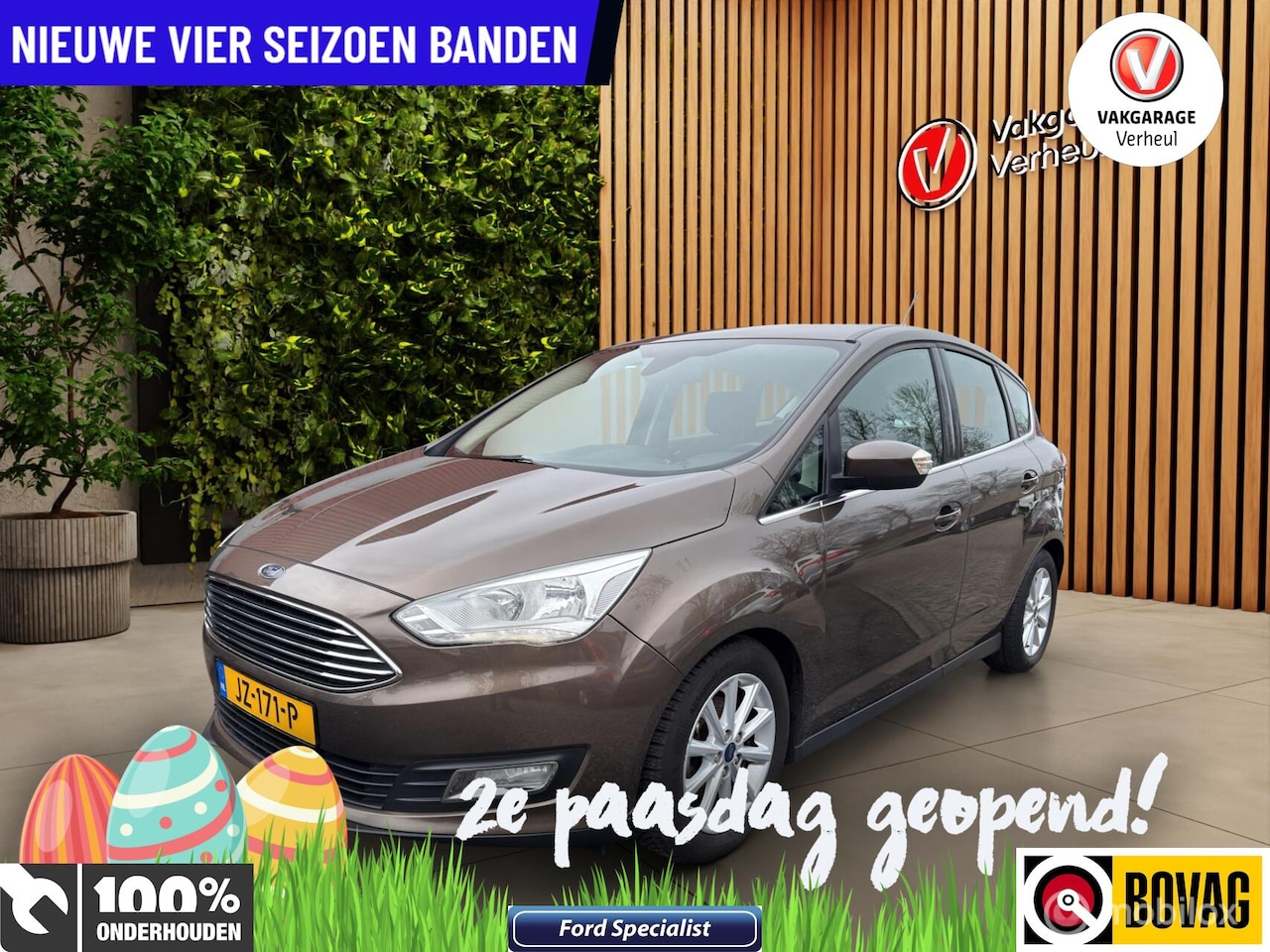 Ford C-Max - 1.0 Ambiente|101Pk|Trekhaak|Boekjes - AutoWereld.nl