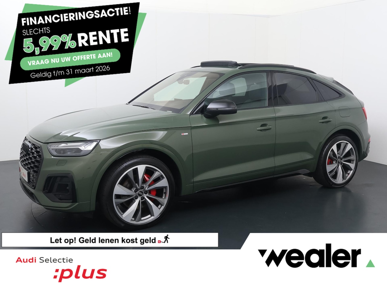 Audi Q5 Sportback - 55 TFSI e S edition Competition | 367 PK | SoH 95% | Trekhaak | Panoramadak | Luchtvering - AutoWereld.nl