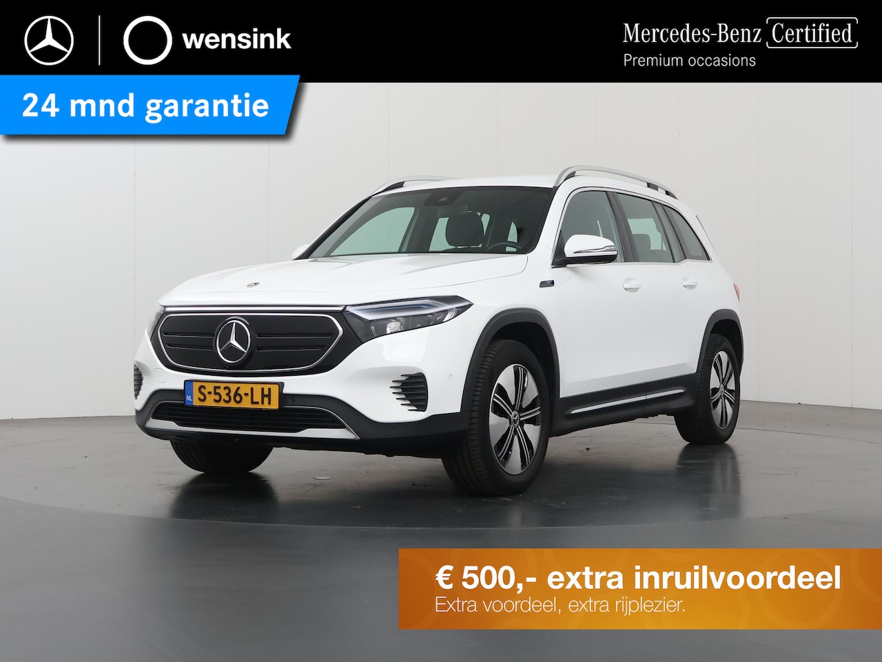 Mercedes-Benz EQB - 300 4MATIC Luxury Line 67 kWh | Sfeerverlichting | Stoelverwarming | Achteruitrijcamera | - AutoWereld.nl
