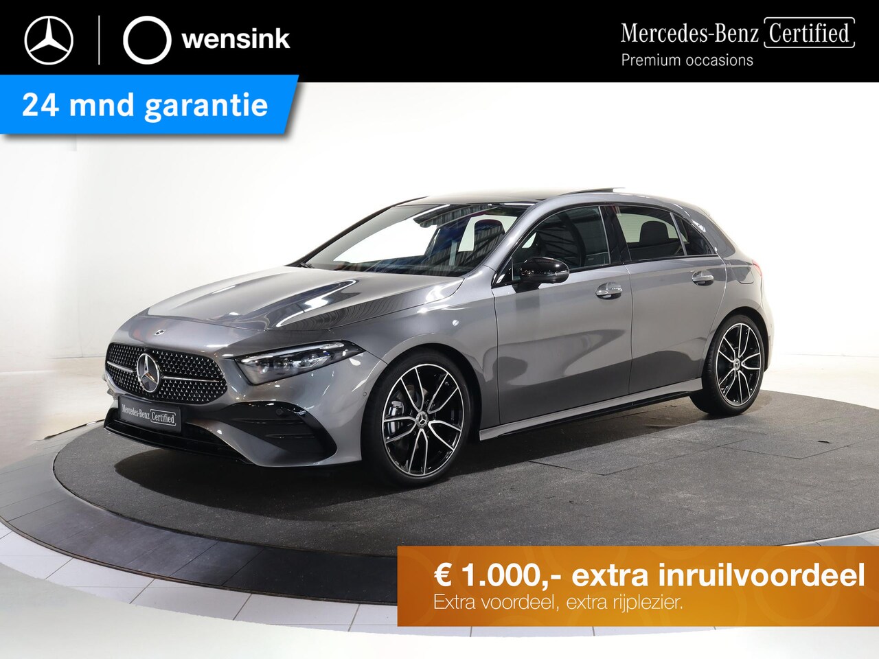 Mercedes-Benz A-klasse - 180 Business Solution AMG | Panoramaschuifdak | AMG Line Plus | Night | Head-up display | - AutoWereld.nl