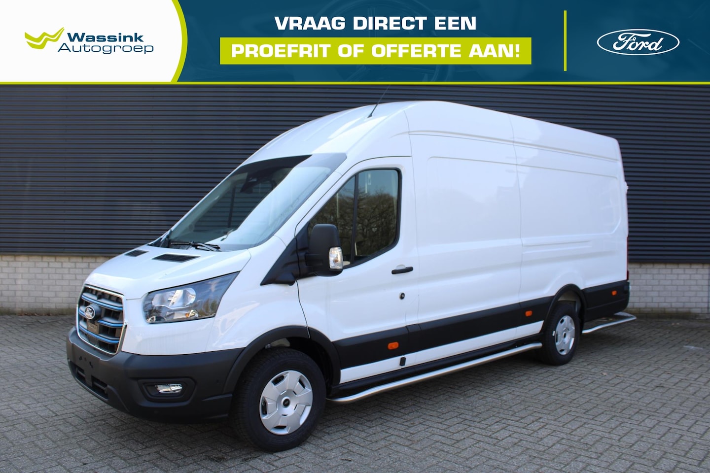 Ford E-Transit - Trend SUBCO 350 L4H3 68kWh 184pk RWD I Subco Inrichting I Sidebars I Backbar I Camera I St - AutoWereld.nl