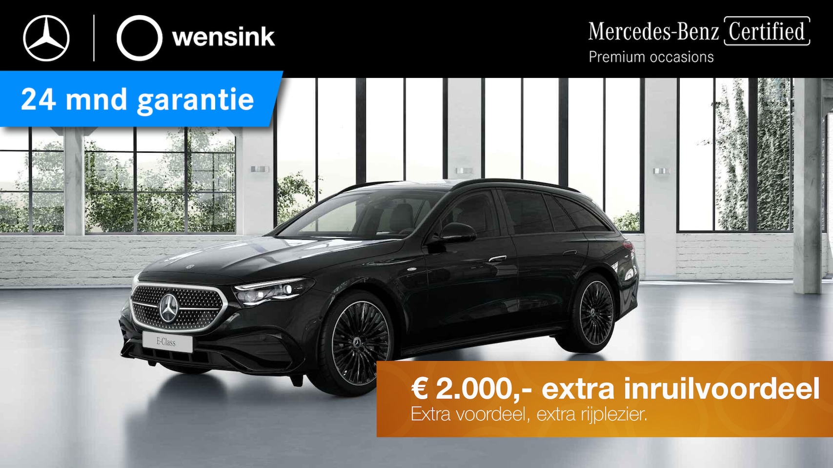 Mercedes-Benz E-klasse Estate - 300 de Business Solution AMG | Panoramadak | Superscreen | Burmester 4D | Trekhaak | Digit - AutoWereld.nl