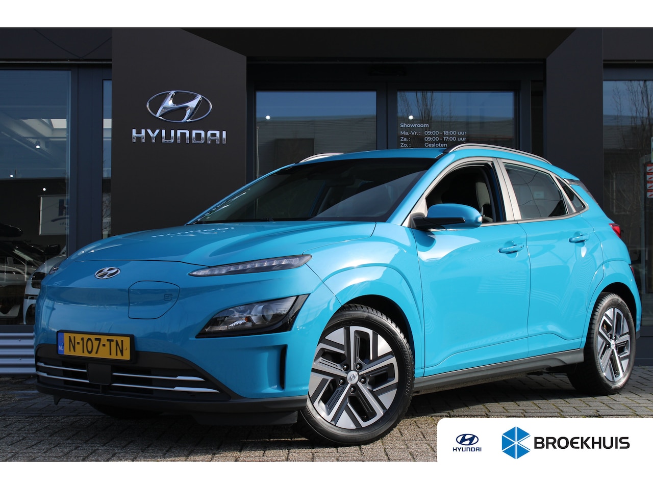 Hyundai Kona Electric - EV Comfort 64 kWh NAV + Warmtepomp | Afneembare Trekhaak | Airco (automatisch) | Audio ins - AutoWereld.nl