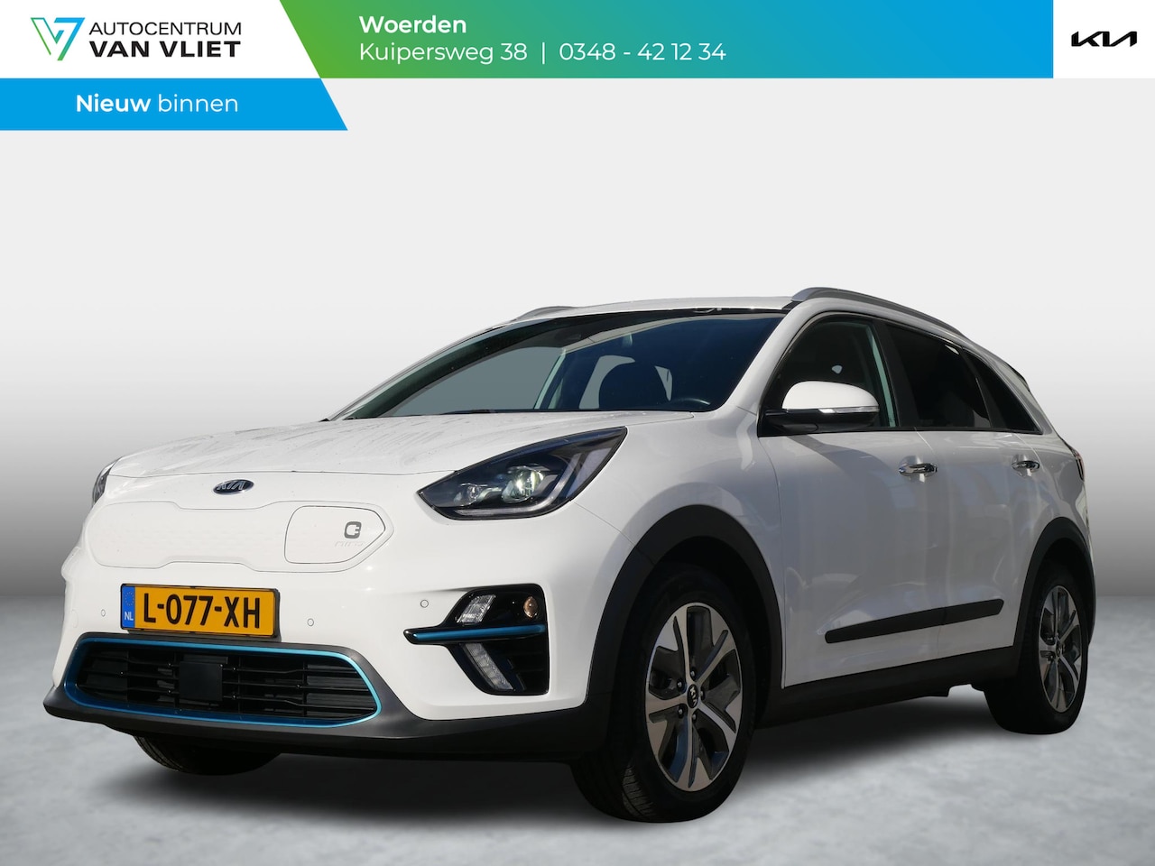 Kia e-Niro - DynamicPlusLine 64 kWh | Schuif/kantel dak | Adaptief | Stoel/stuurverwarming | Navi | Cam - AutoWereld.nl