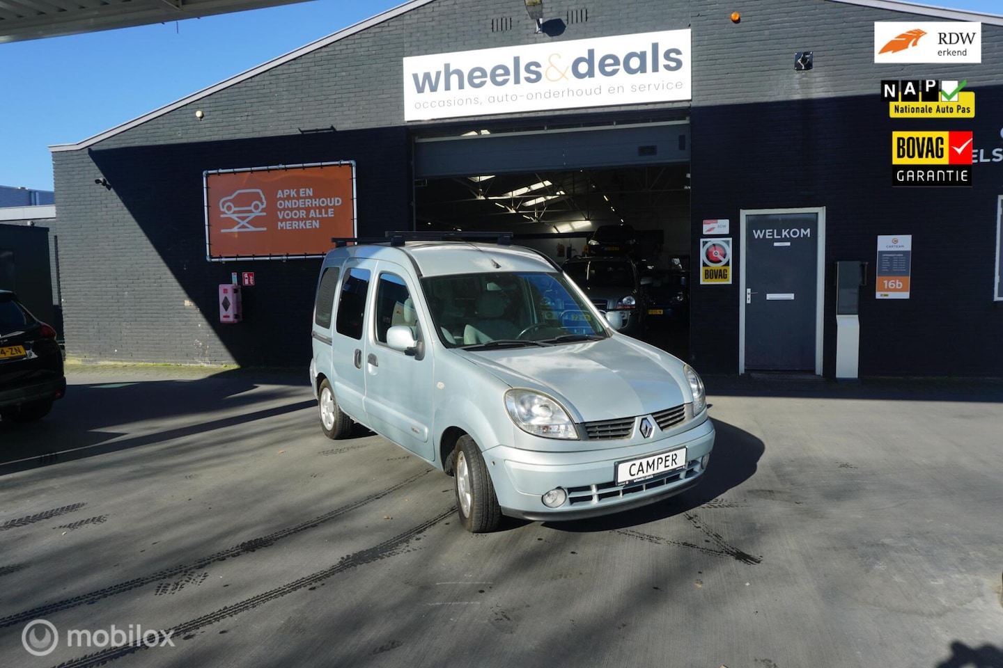 Renault Kangoo - combi 1.6-16V Privilège CAMPER!!! - AutoWereld.nl
