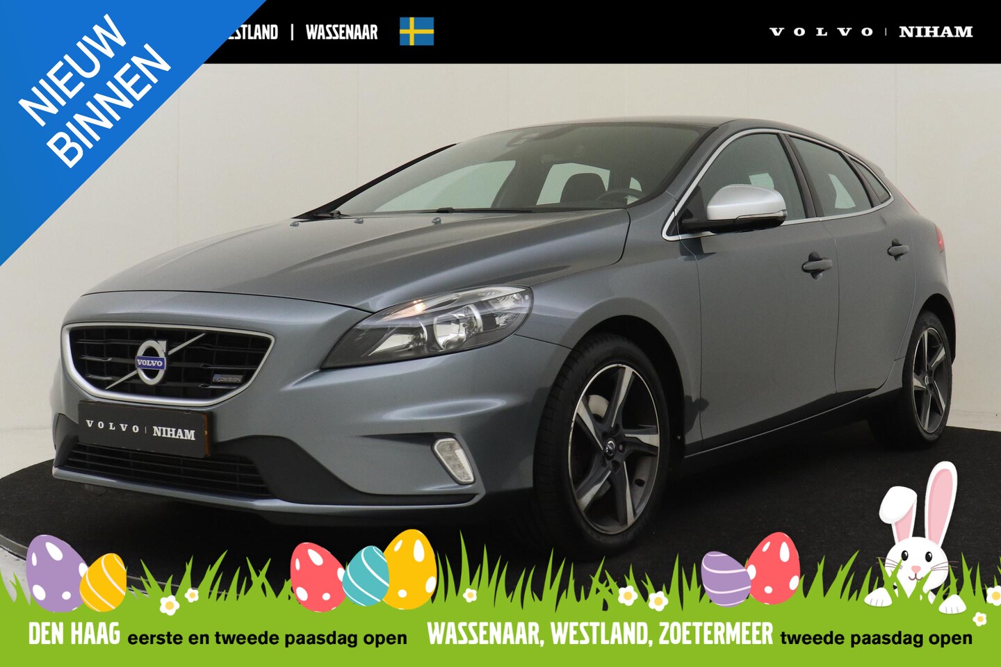 Volvo V40 - T2 (H) R-DESIGN -CRUISE|PDC|NAVI|ECC|REGENSENSOR|HIGH.PERF.AUDIO|AUTO.DIM - AutoWereld.nl