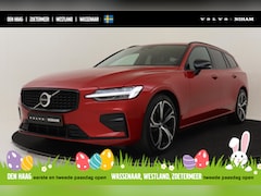 Volvo V60 - B4 (M-HYBRID) PLUS DARK -GEVENT.LEDER|CAMERA|TREKHAAK|ADAP.CRUISE|POWER-SEATS|19"