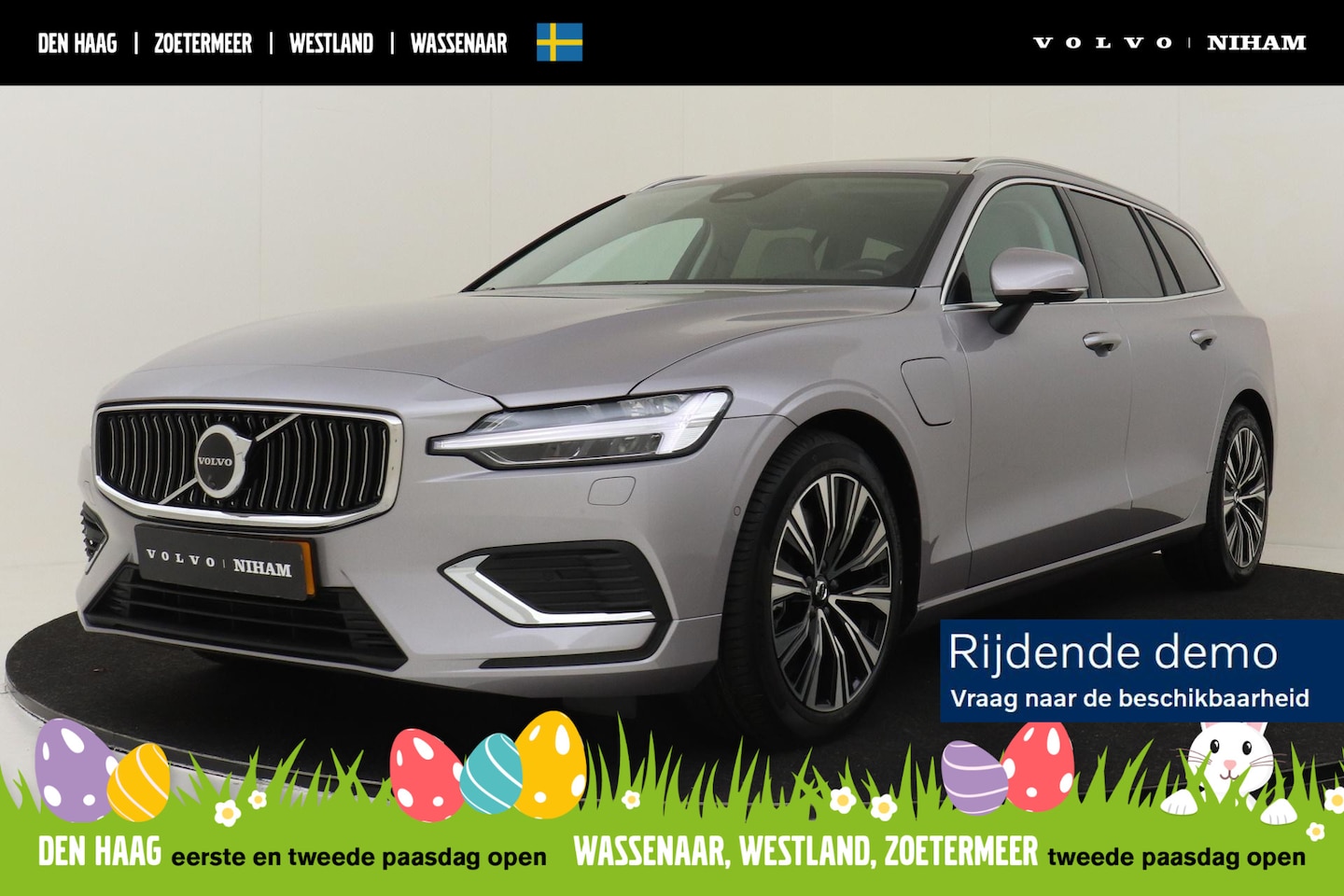 Volvo V60 - T6 PLUG-IN HYBRID AWD ULTRA BRIGHT -PANO.DAK|HARMAN/KARDON|360°CAM|POWER-SEATS|HEAD-UP DIS - AutoWereld.nl