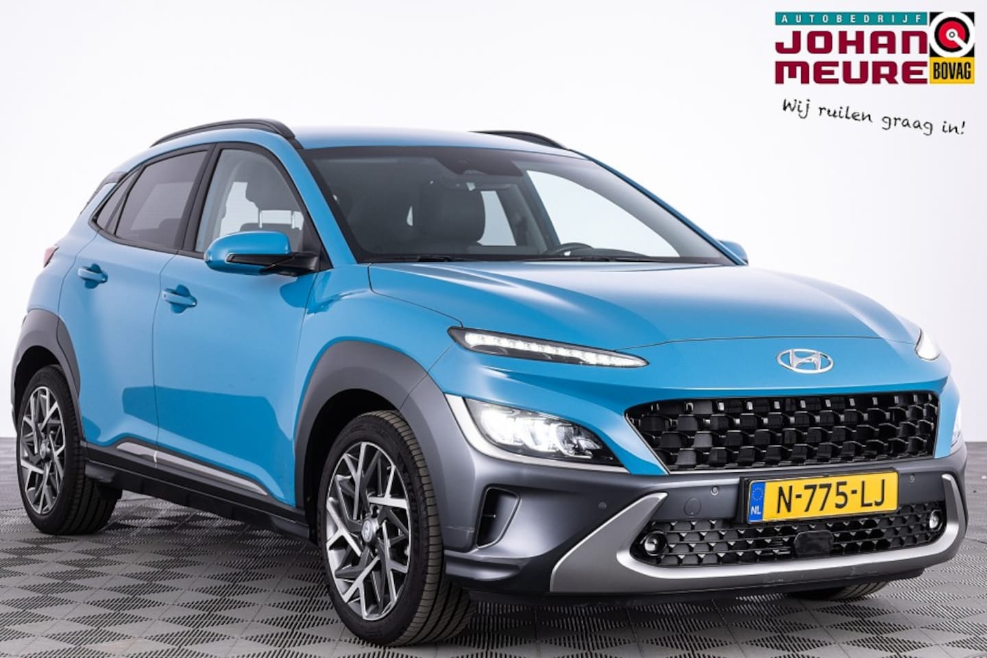Hyundai Kona - 1.6 GDI HEV Premium Automaat | LEDER ✅ 1e Eigenaar - AutoWereld.nl