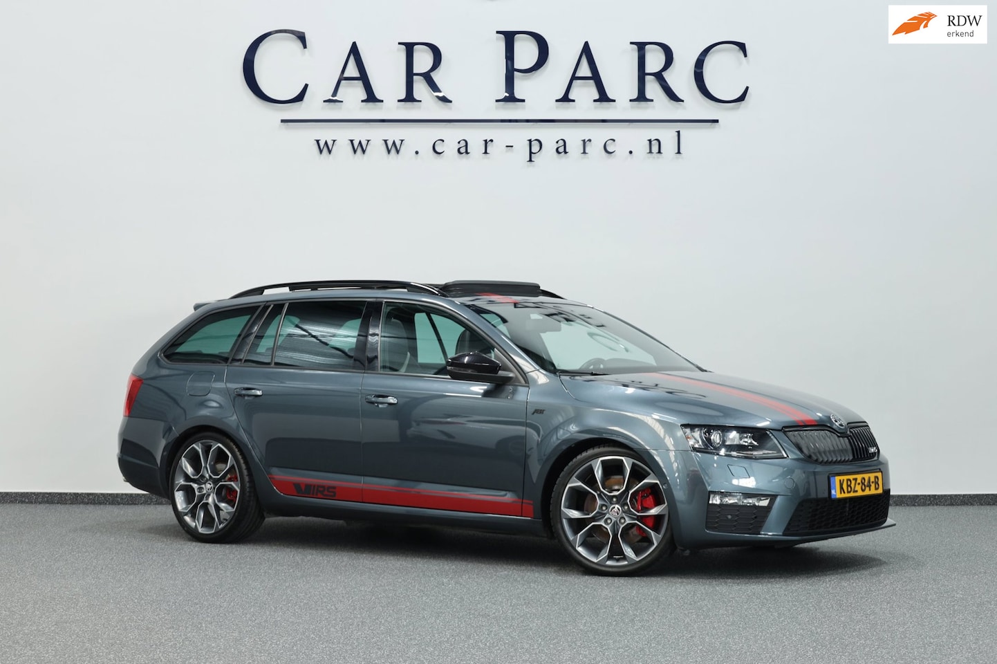 Skoda Octavia Combi - 2.0 TSI RS 290+PK ABT LED/PANO/HALF LEDER+S.VERWARMING/CRUISE/ECC/12 MND GARANTIE! - AutoWereld.nl
