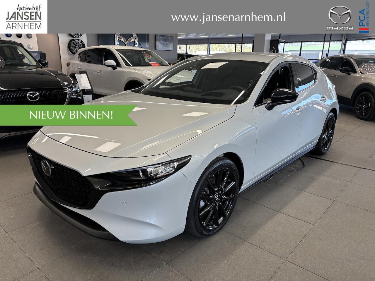 Mazda 3 - HB 2.5 e-SkyActiv-G M Hybrid 140 Homura , Demovoordeel € 5.094,-, Automaat, Navi, Adap.Cru - AutoWereld.nl