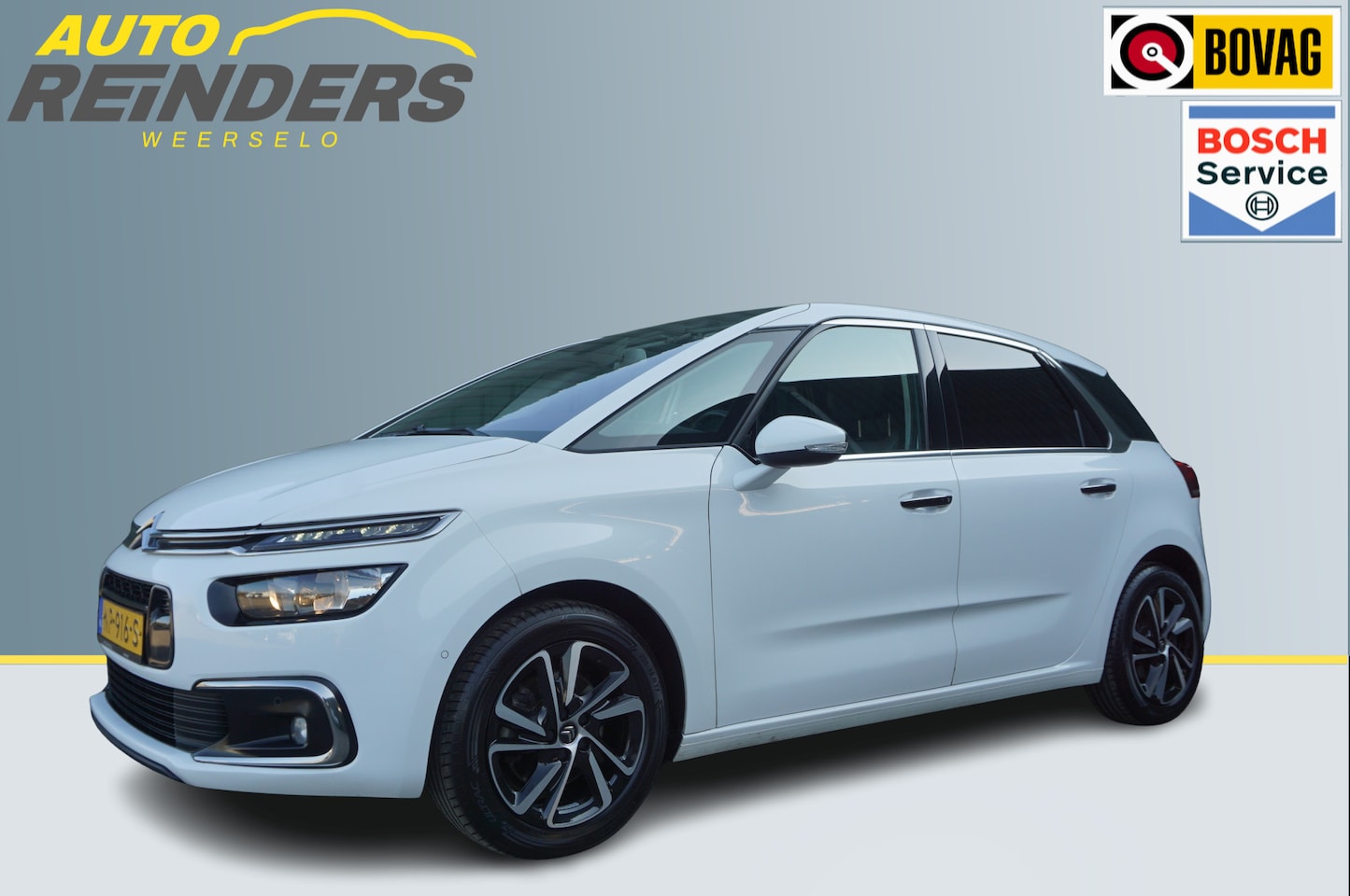 Citroën C4 Picasso - 1.6THP 165pk Automaat Shine + 1e eigenaar/ Trekhaak/ Navi/ Camera/ Carplay/ Garantie! - AutoWereld.nl