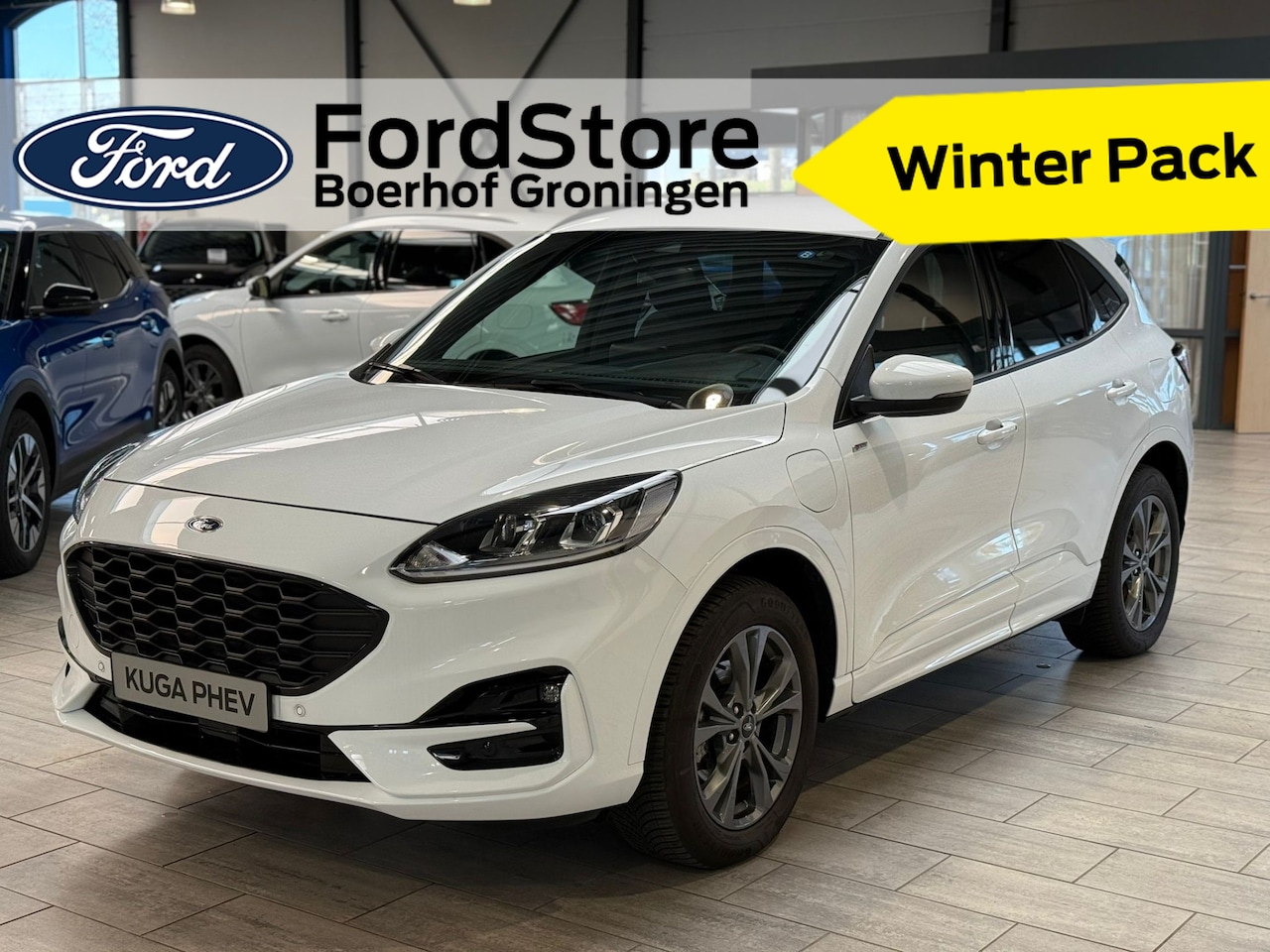 Ford Kuga - 2.5 PHEV 225 pk ST-Line | Winter Pack | Camera | All-season banden | Elekt. achterklep | C - AutoWereld.nl
