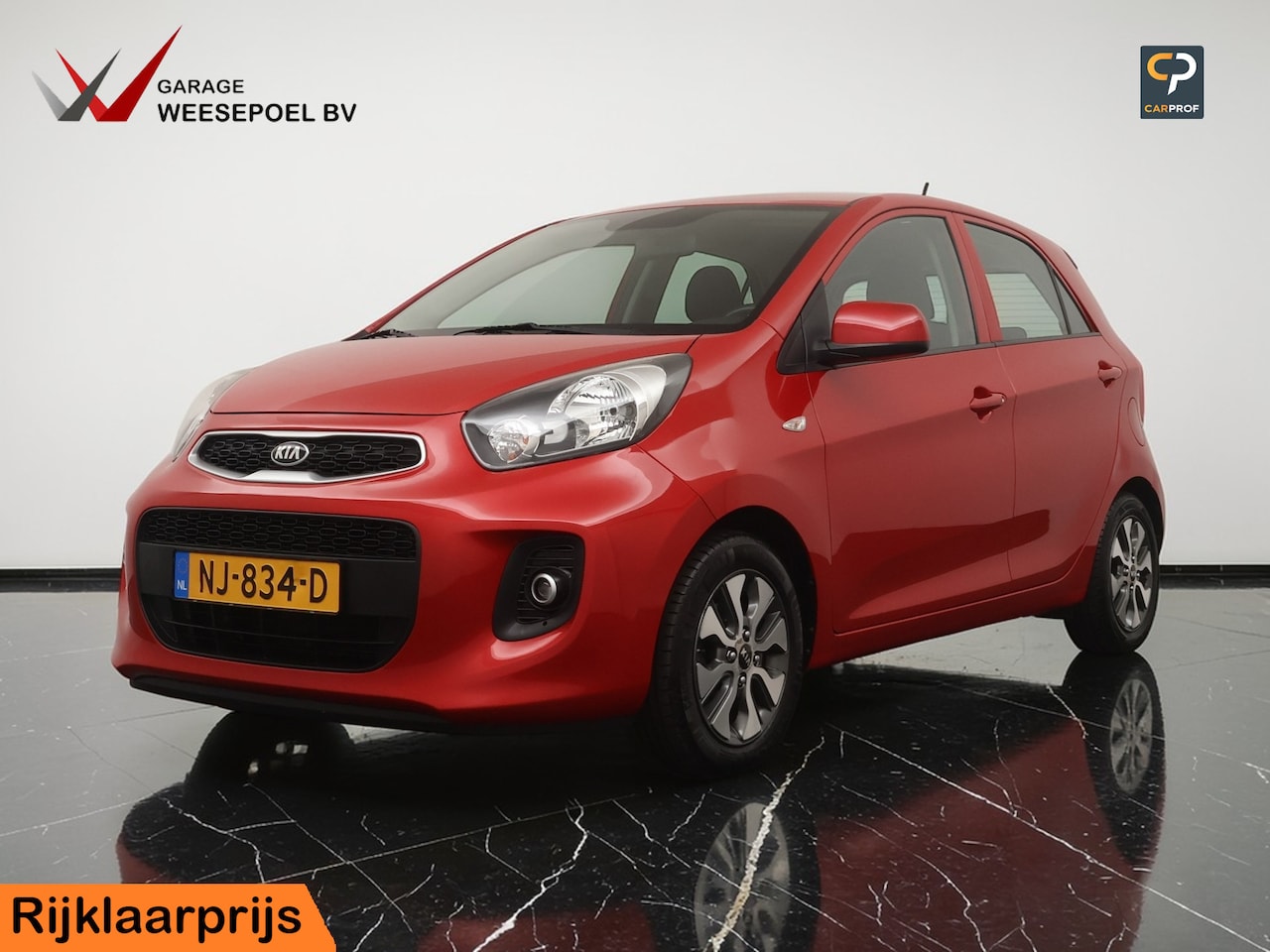 Kia Picanto - 1.0 CVVT EconomyPlusLine Navigator - Navigatie - Camera - Airco - Licht metalen velgen - 1 - AutoWereld.nl