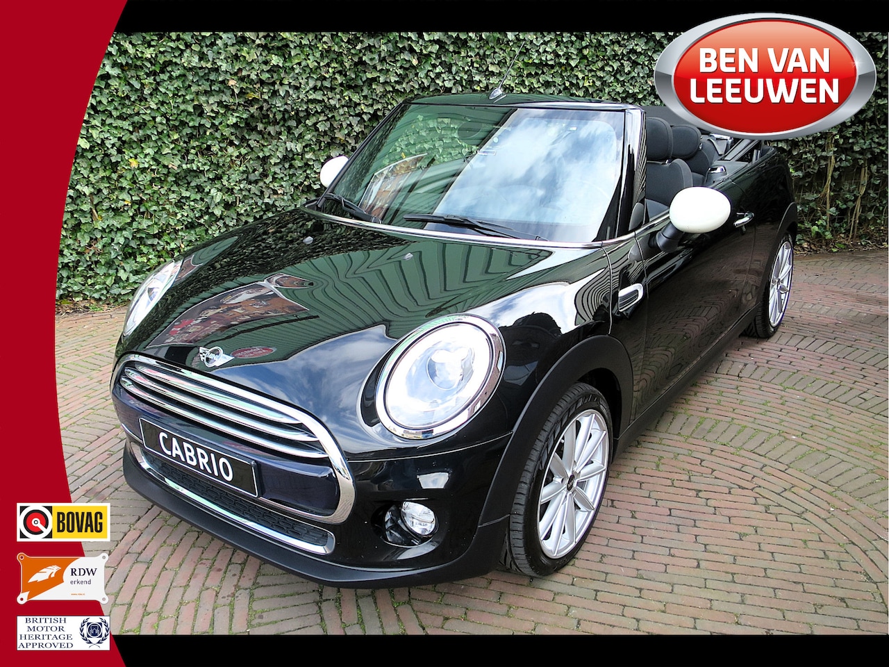 MINI Cabrio - 1.5 Cooper Chili F57 met Keyless, LED, Navi, BT en 17" - AutoWereld.nl
