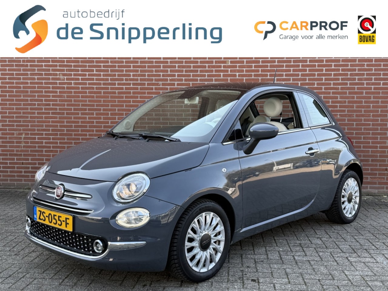 Fiat 500 - 0.9 TwinAir T Lounge NAVI PANO CARPLAY CRUISE PDC - AutoWereld.nl