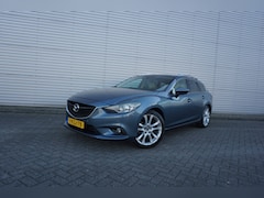 Mazda 6 Sportbreak - 2.0 HP GT-M Climate / Navi / Cruise / Camera / Leder / Stoelverw. / Parkeers. / NAP
