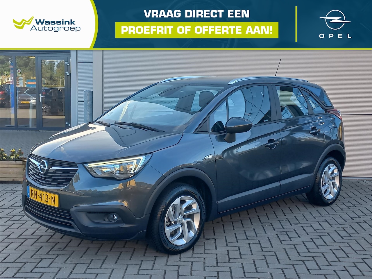 Opel Crossland X - 1.2T 130pk Edition + Extra's | Airconditioning | Navigatie | Lm-velgen | Trekhaak | Parkee - AutoWereld.nl